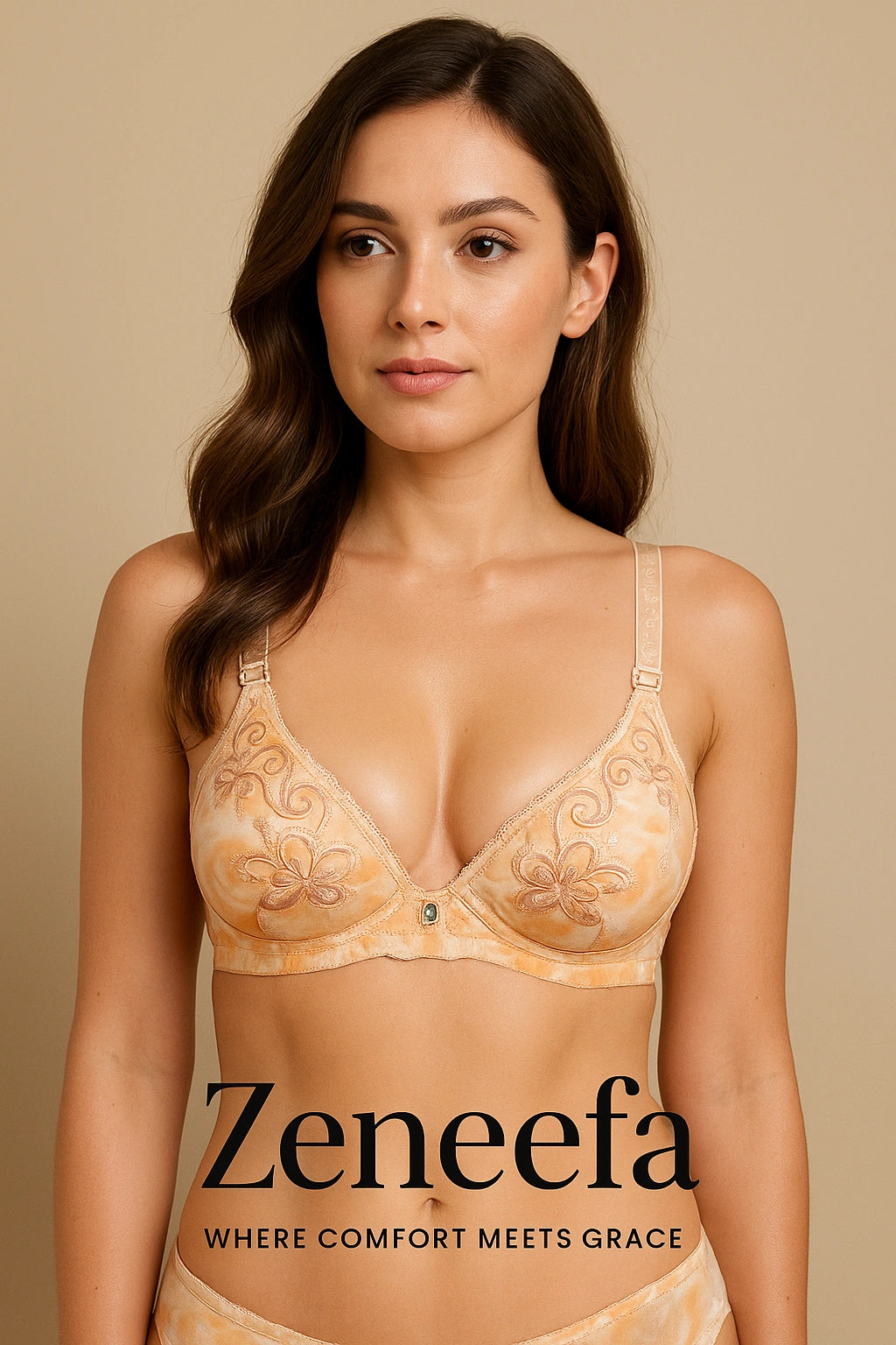 Bridal Embroidered Bra – Zeneefa