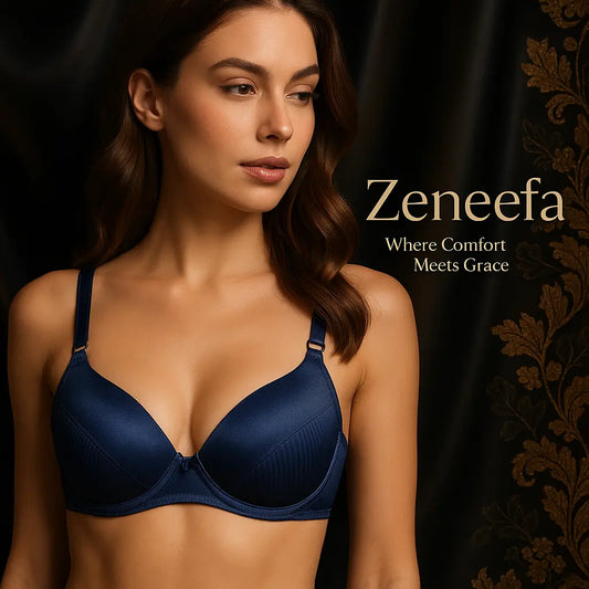 Cotton Half Liner Half Cup Bra – Zeneefa