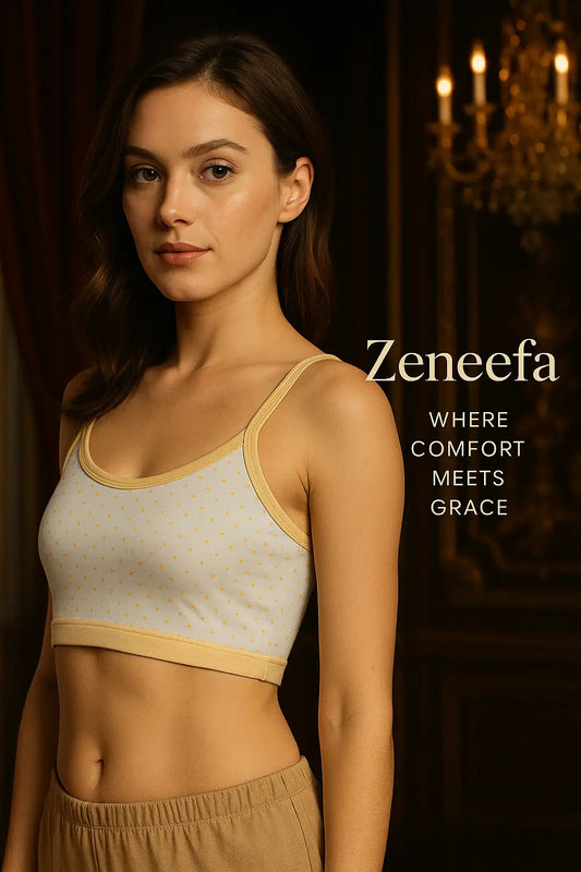 Teen Thin Strap Dotted Bra – Zeneefa