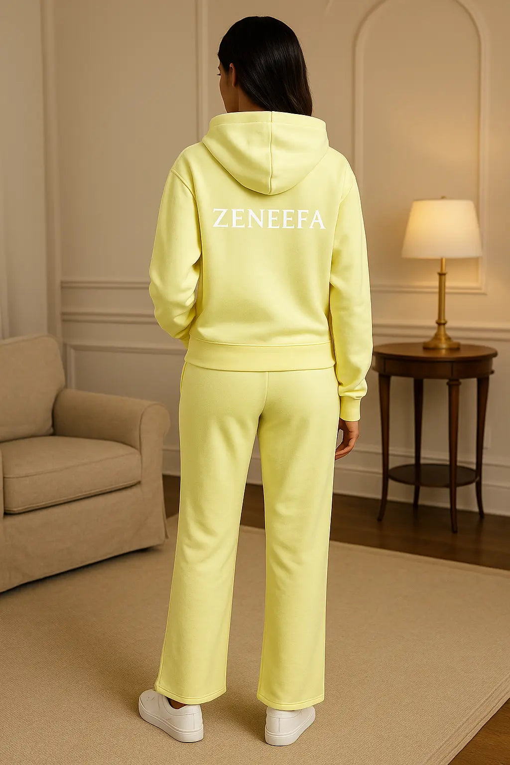Women’s “Smile” Hoodie Set – Two-Piece Outfit | Zeneefa