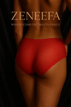 Period Panty Plain Spandex Blend – Red | Zeneefa