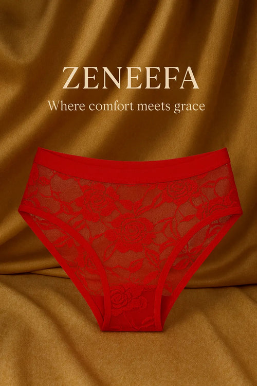 Front Net Cotton Panty – Zeneefa