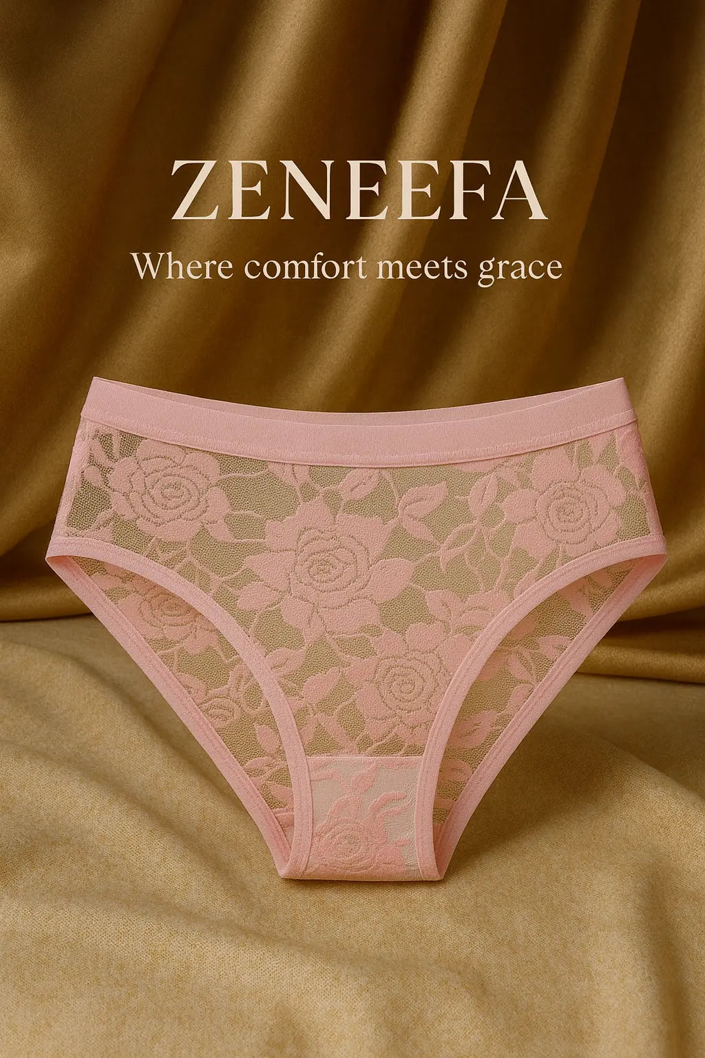 Front Net Cotton Panty – Zeneefa