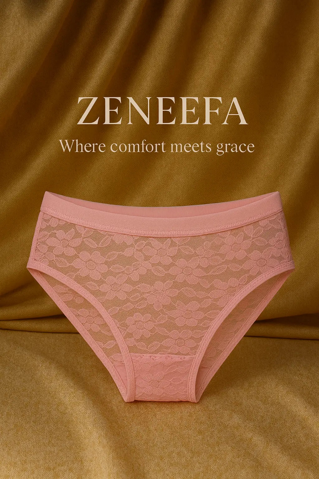 Front Net Cotton Panty – Zeneefa
