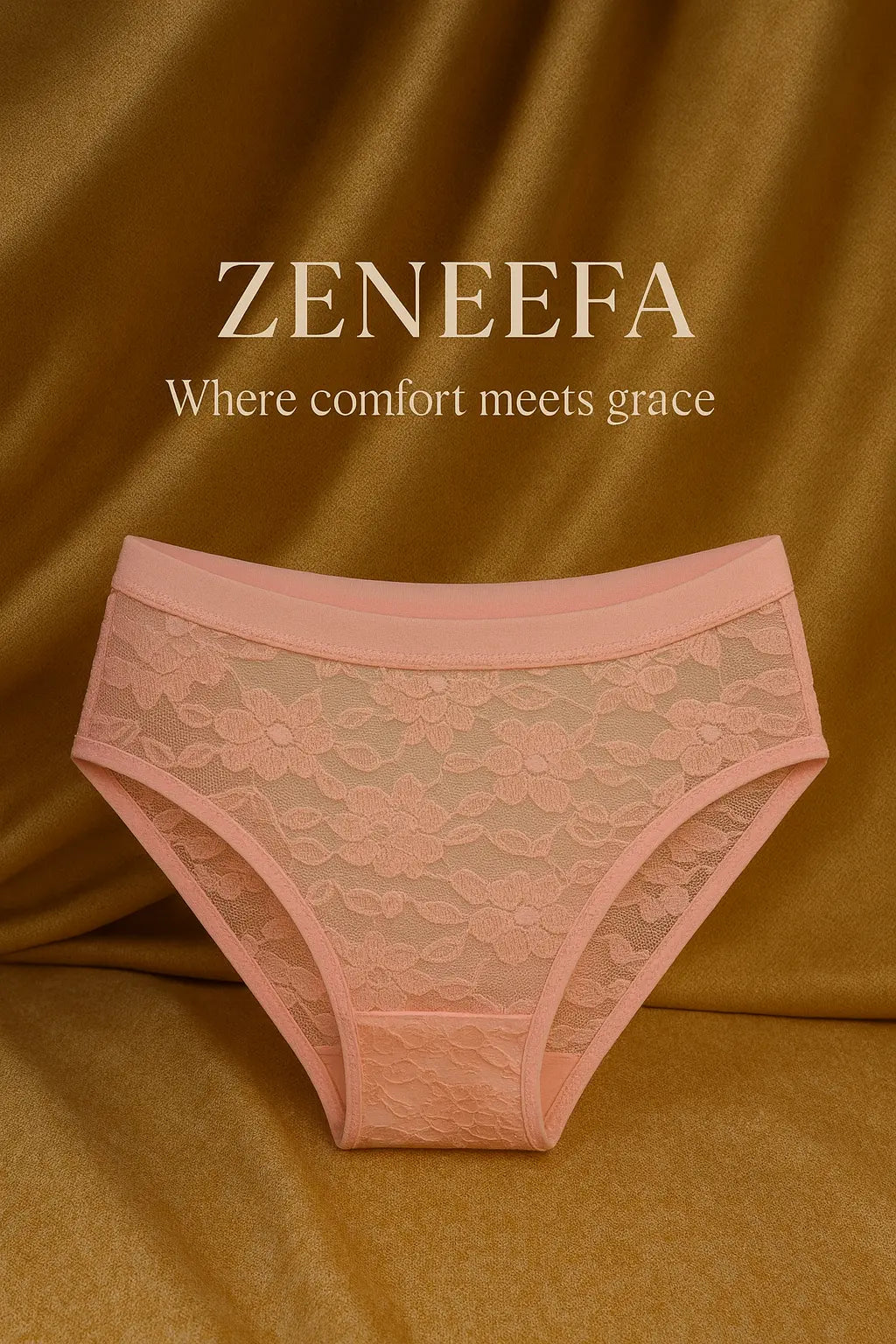 Front Net Cotton Panty – Zeneefa