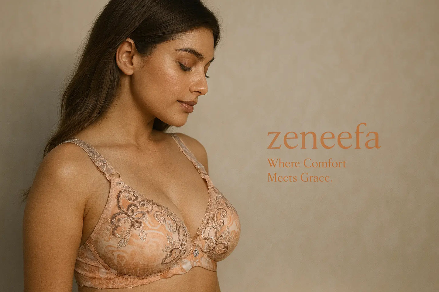 Bridal Embroidered Bra – Zeneefa
