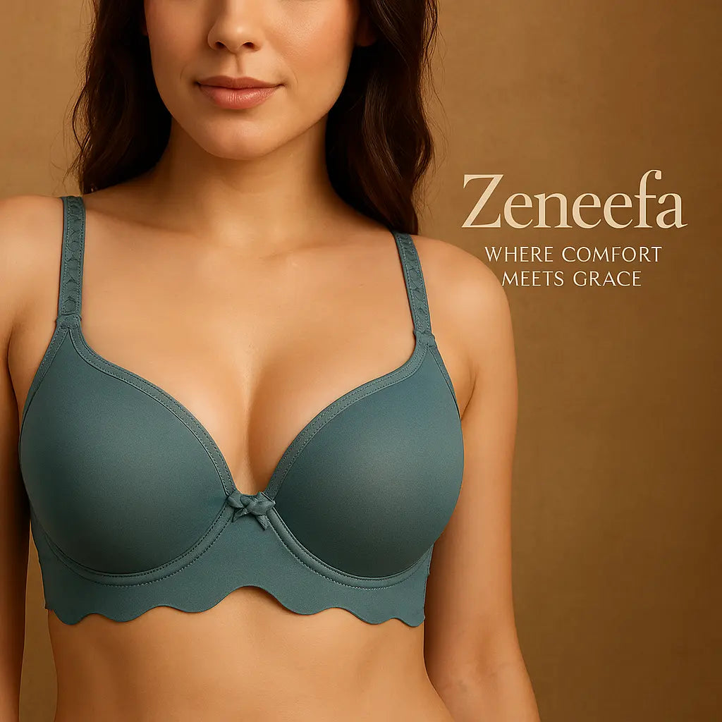 Fancy Plain Bra – Zeneefa