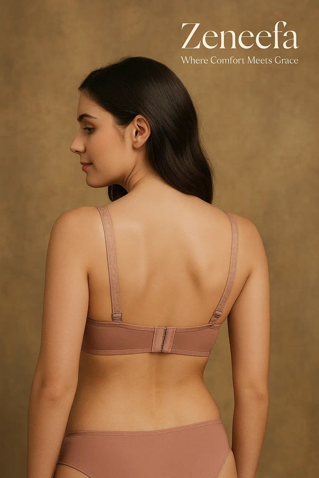 Fancy Plain Bra – Zeneefa