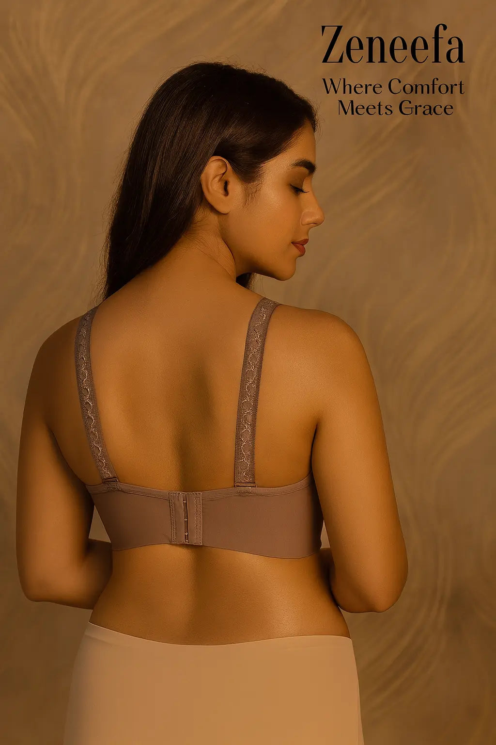 Fancy Plain Bra – Zeneefa