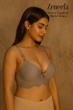 Fancy Plain Bra – Zeneefa