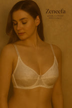 Cotton Net Half Cup Bra – Zeneefa