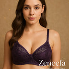 Cotton Net Half Cup Bra – Zeneefa