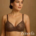 Cotton Net Half Cup Bra – Zeneefa