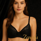 Cotton Net Half Cup Bra – Zeneefa