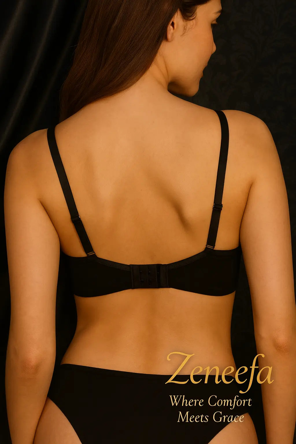 Cotton Net Half Cup Bra – Zeneefa