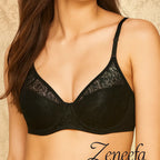 Cotton Net Half Cup Bra – Zeneefa