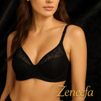 Cotton Net Half Cup Bra – Zeneefa