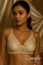 Cotton Net Full Cup Bra – Zeneefa