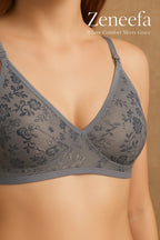Cotton Net Full Cup Bra – Zeneefa