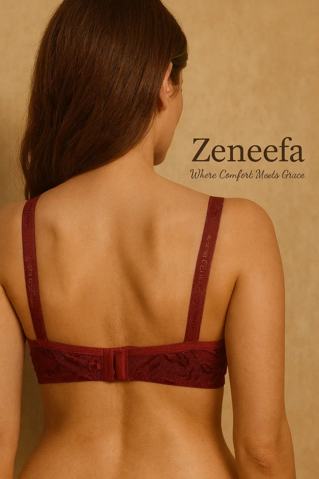 Cotton Net Full Cup Bra – Zeneefa