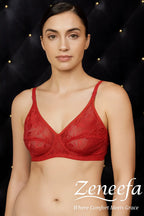 Cotton Net Full Cup Bra – Zeneefa