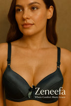 Cotton Half Liner Half Cup Bra – Zeneefa