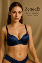 Cotton Half Liner Half Cup Bra – Zeneefa
