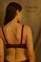 Cotton Half Liner Half Cup Bra – Zeneefa