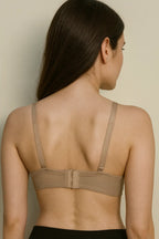 Fancy Plain Half Cup Bra – Zeneefa