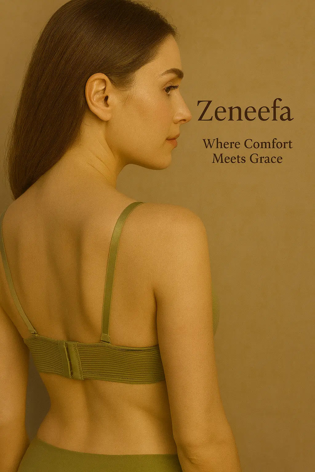 Fancy Plain Half Cup Bra – Zeneefa