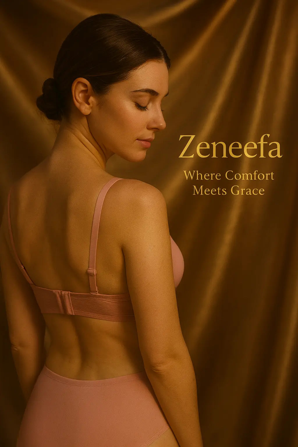 Fancy Plain Half Cup Bra – Zeneefa