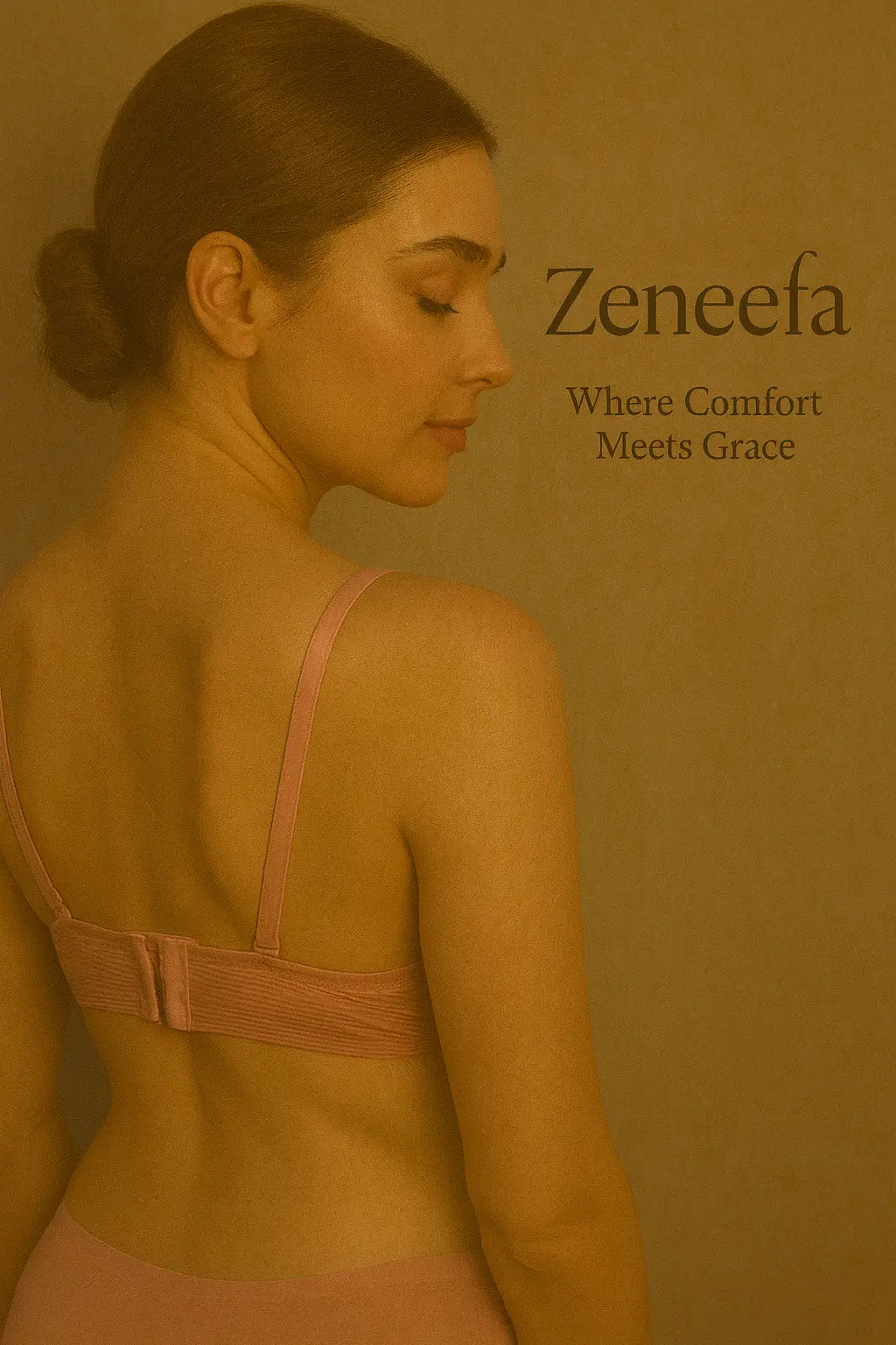 Fancy Plain Half Cup Bra – Zeneefa