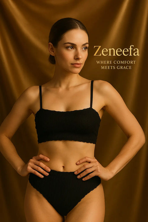 Teen Wide Strap Plain Bra – Zeneefa