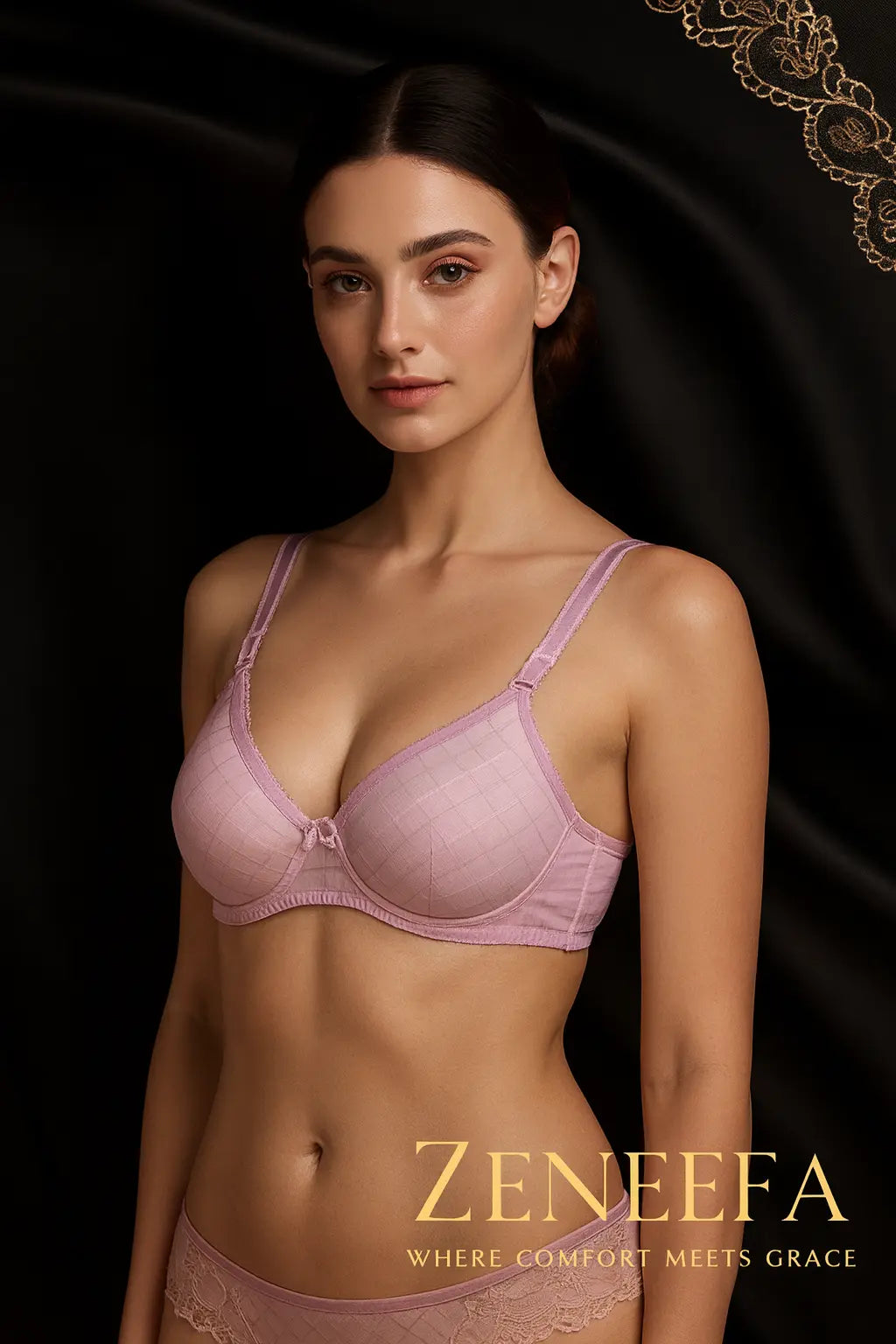 Check Style Bra – Zeneefa