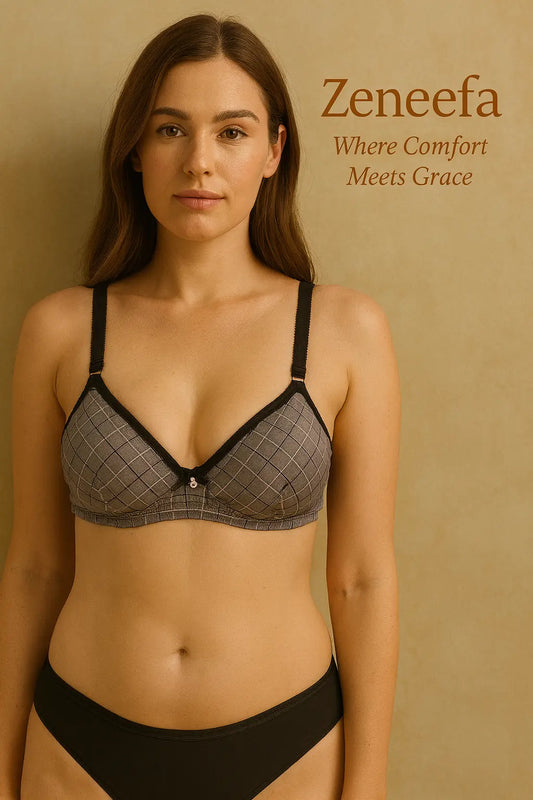 Check Style Bra – Zeneefa