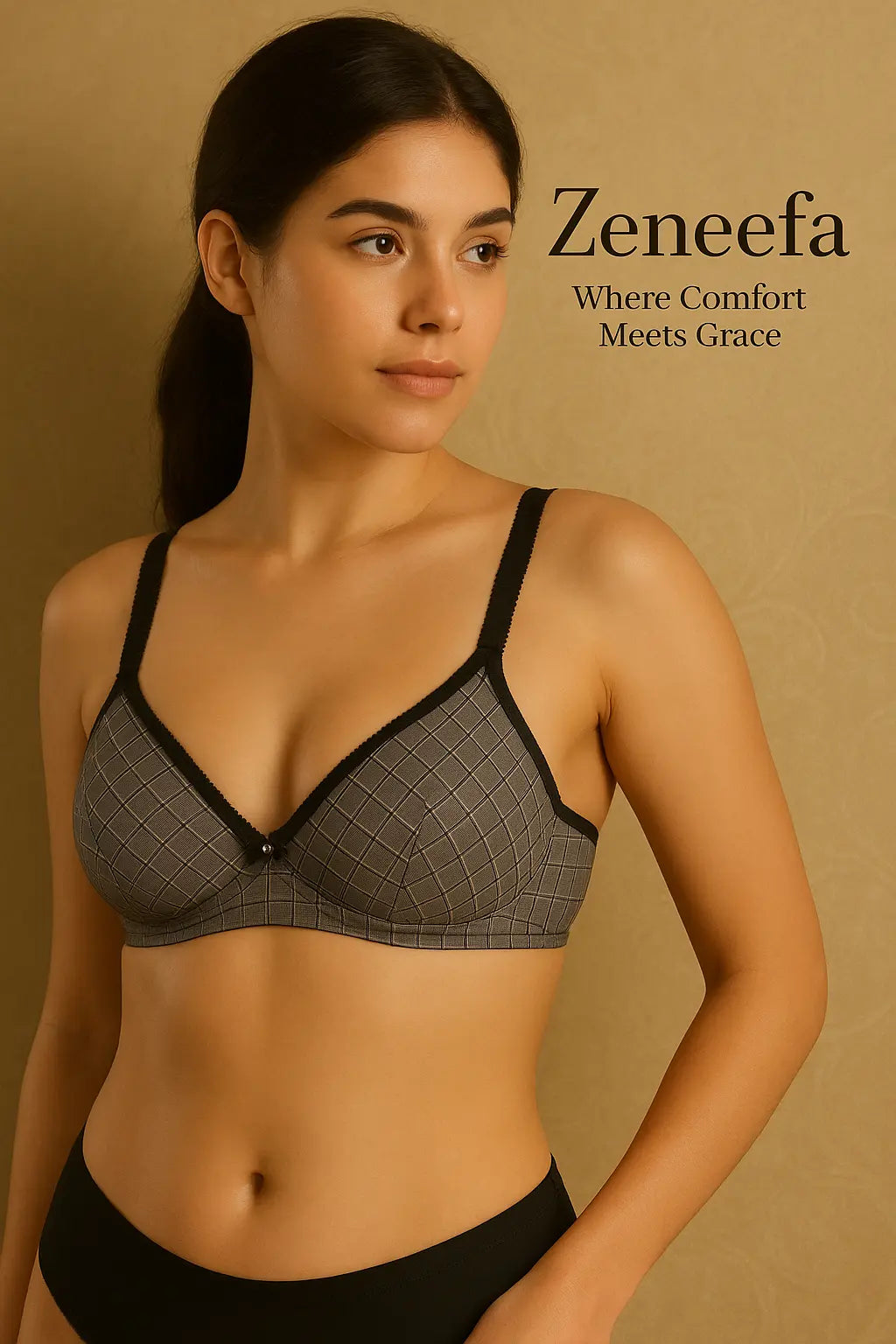 Check Style Bra – Zeneefa