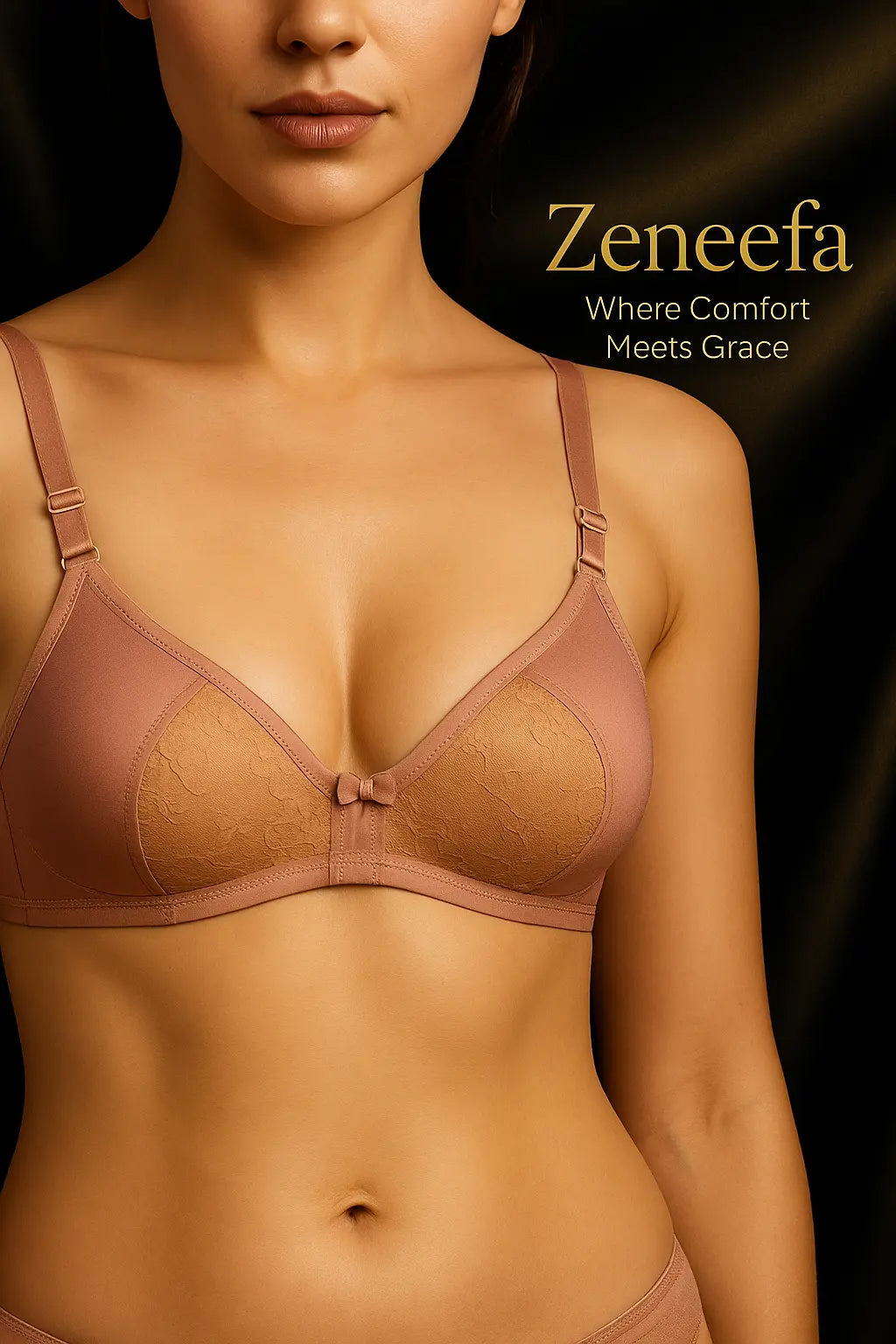 Teen Embroidered Bra – Zeneefa