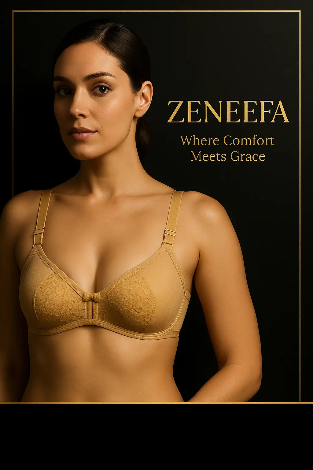 Teen Embroidered Bra – Zeneefa