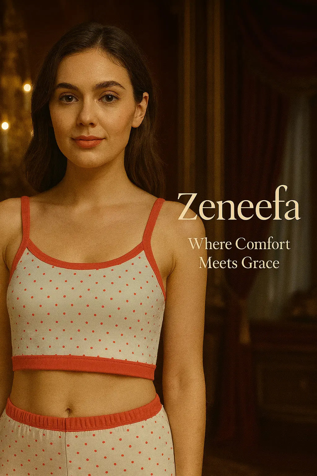 Teen Thin Strap Dotted Bra – Zeneefa