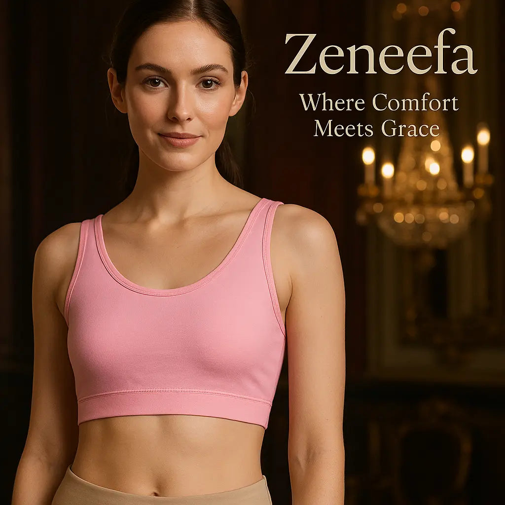 Teen Plain Wide Strap Bra – Zeneefa