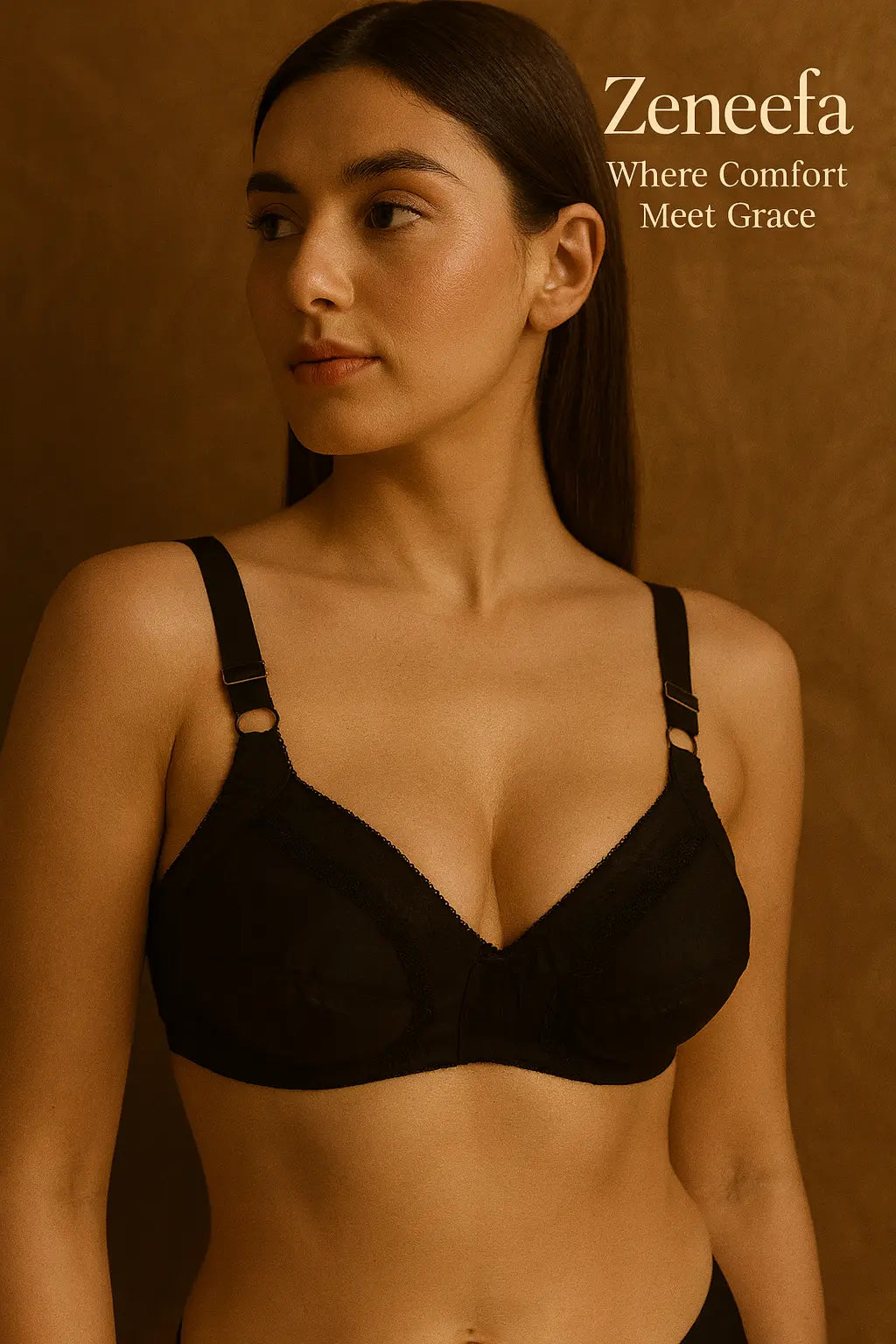 Cotton Plain Bra – Zeneefa