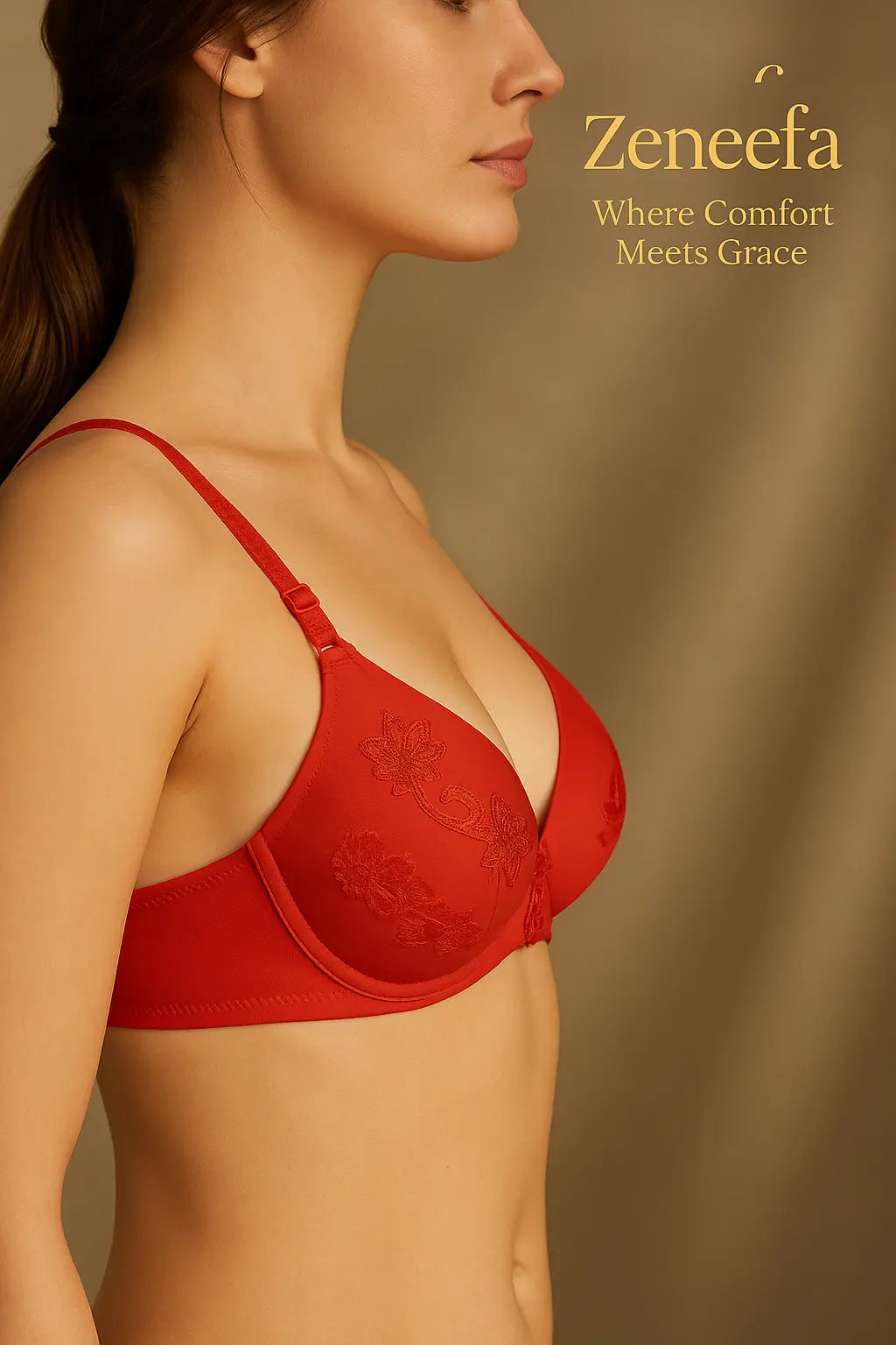 Embroidered Bra – Zeneefa