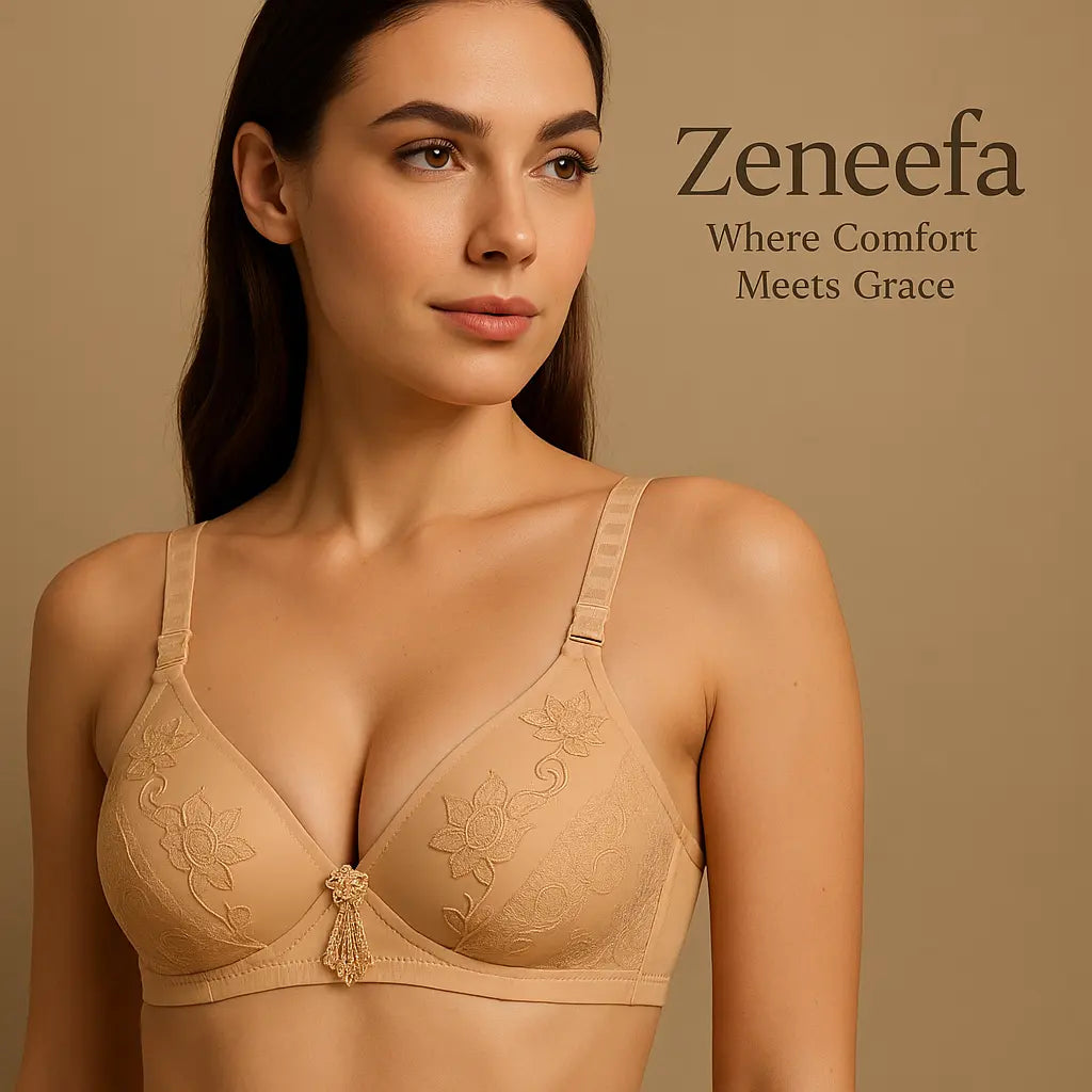 Embroidered Bra – Zeneefa