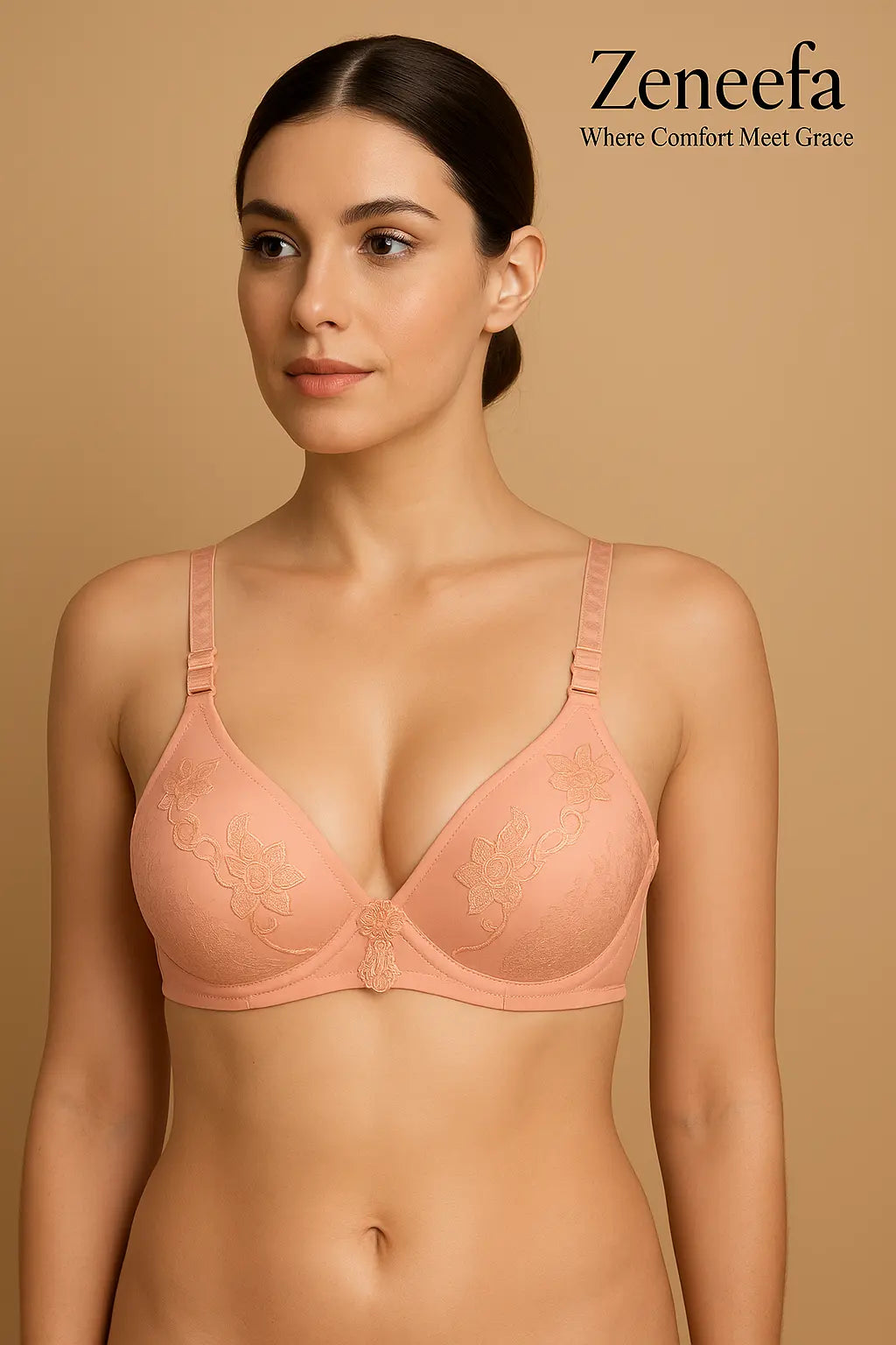 Embroidered Bra – Zeneefa
