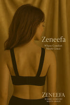 Plain Wide Strap Bra – Zeneefa