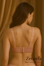 Plain Wide Strap Bra – Zeneefa