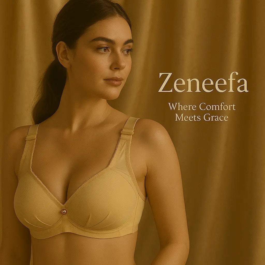 Plain Wide Strap Bra – Zeneefa