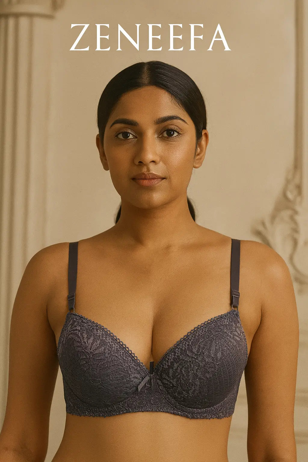 Zeneefa Premium Lace Contour Bra