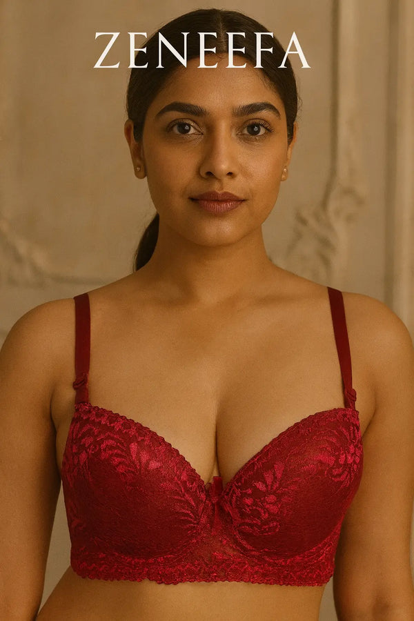 Zeneefa Premium Lace Contour Bra