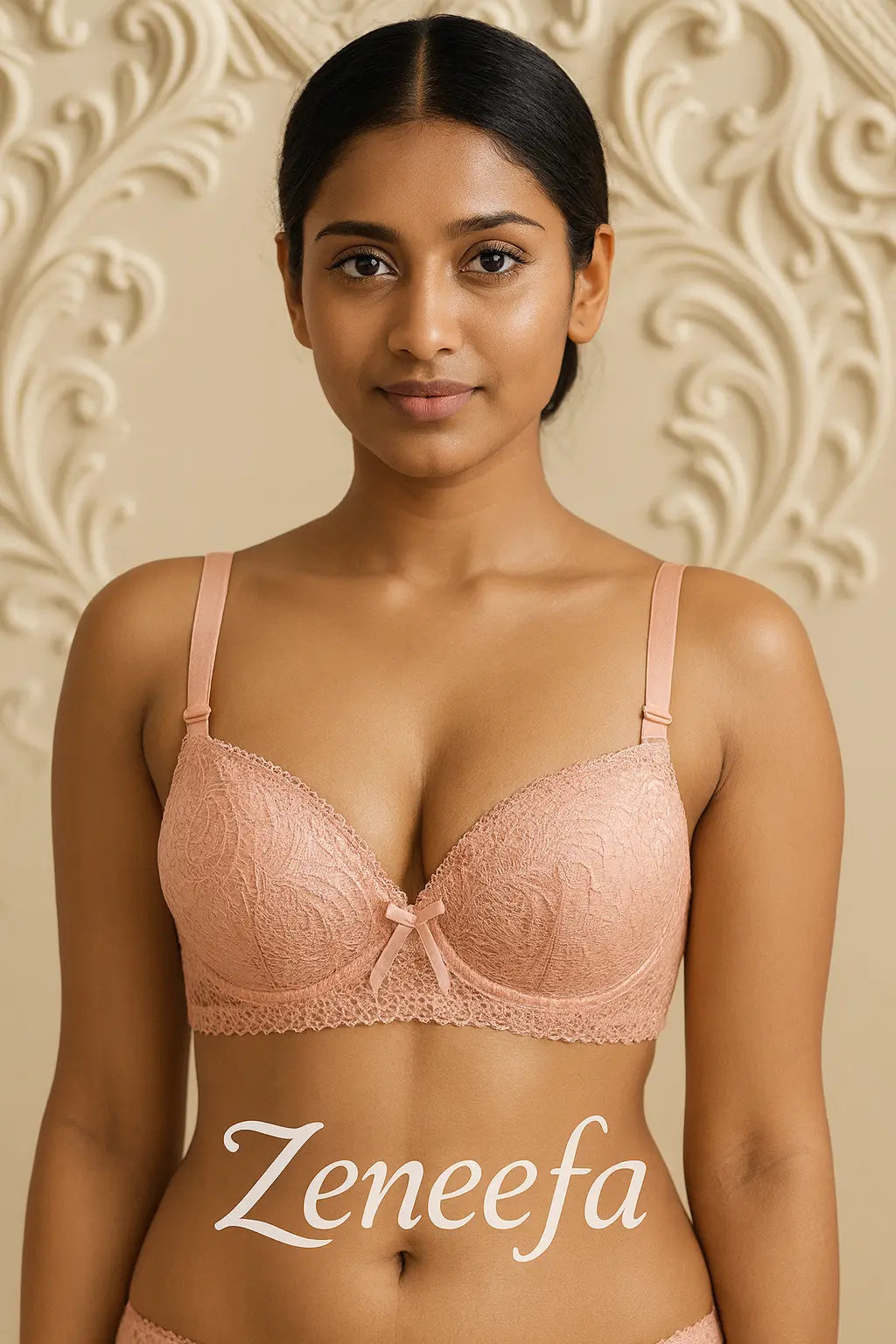 Zeneefa Premium Lace Contour Bra